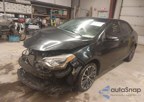 2015 Toyota Corolla S Plus z USA, uszkodzony, nr VIN 2T1BURHE1FC363665